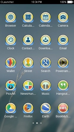 Cold CLauncher Android Theme Image 2