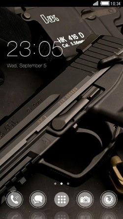 Gun CLauncher Android Theme Image 1