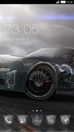 Car CLauncher Android Theme Image 1