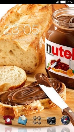 Nutella CLauncher Android Theme Image 1