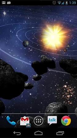 Asteroid Belt Android Wallpaper Image 2