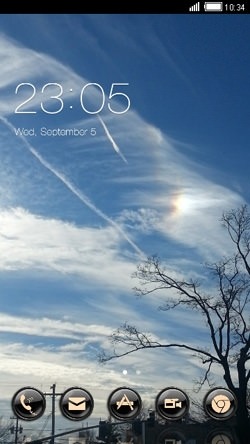 Sky CLauncher Android Theme Image 1