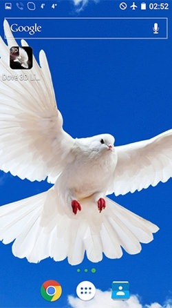 Dove 3D Android Wallpaper Image 3