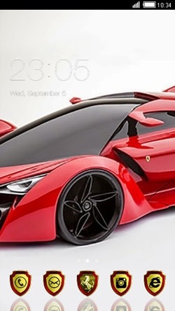 Lamborghini CLauncher Android Theme Image 1