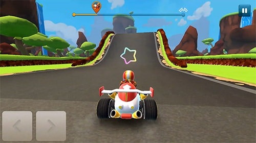 Starlit On Wheels: Super Kart Android Game Image 2