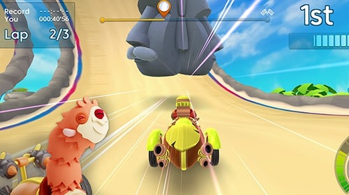 Starlit On Wheels: Super Kart Android Game Image 3