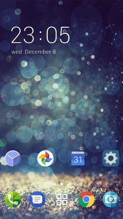 Bubbles CLauncher Android Theme Image 1