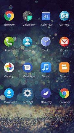 Bubbles CLauncher Android Theme Image 2