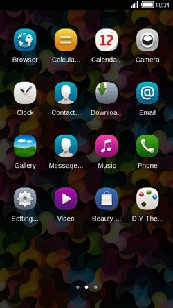 Dark Colors CLauncher Android Theme Image 2