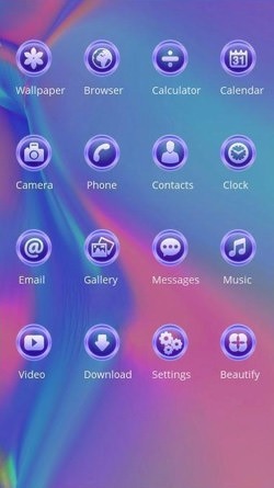 Abstract CLauncher Android Theme Image 2