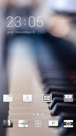 Piano CLauncher Android Theme Image 1