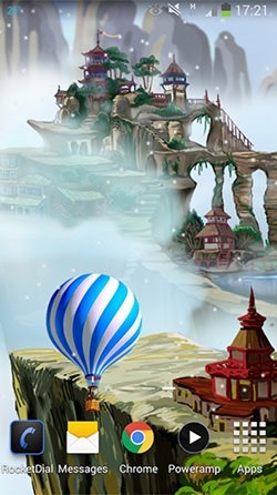 Flying World Android Wallpaper Image 1