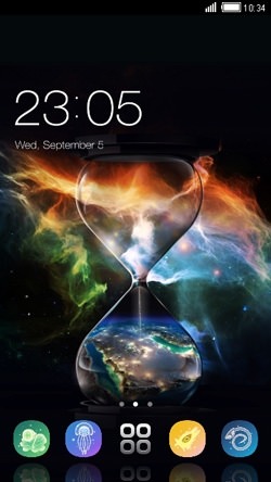 Hour Glass CLauncher Android Theme Image 1