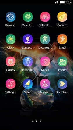 Hour Glass CLauncher Android Theme Image 2