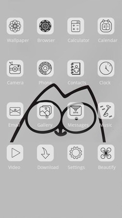 Simon&#039;s Cat CLauncher Android Theme Image 2