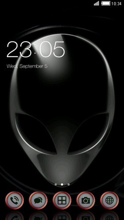 Alienware CLauncher Android Theme Image 1