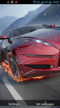 Cars On Fire Android Wallpaper Image 1