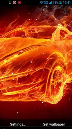Cars On Fire Android Wallpaper Image 2