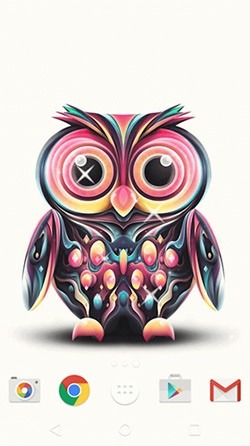 Cute Owl Android Wallpaper Image 2