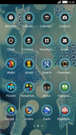 Stars CLauncher Android Theme Image 2