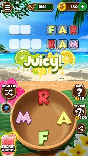 Word Beach Android Game Image 3