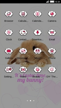 Bunny CLauncher Android Theme Image 2