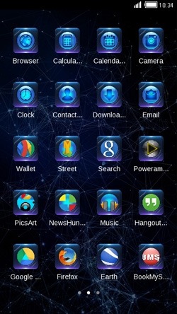 Galaxy CLauncher Android Theme Image 2