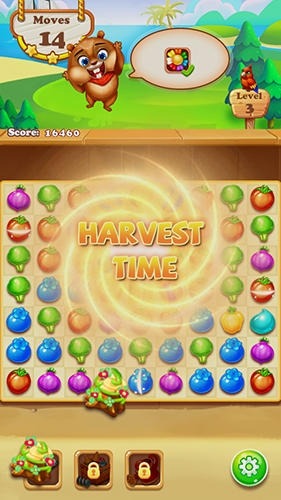 Match 3 Game: Chipmunk Farm Havest Android Game Image 3