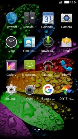 Dew On Patel CLauncher Android Theme Image 2