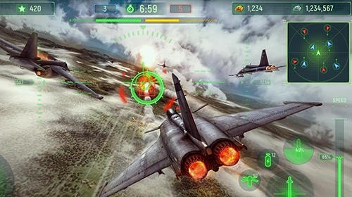 Wings Of War: Modern Warplanes Android Game Image 2