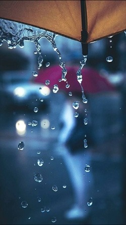 Rainy Day Mobile Phone Wallpaper Image 1