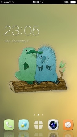 Cute Platypus CLauncher Android Theme Image 1
