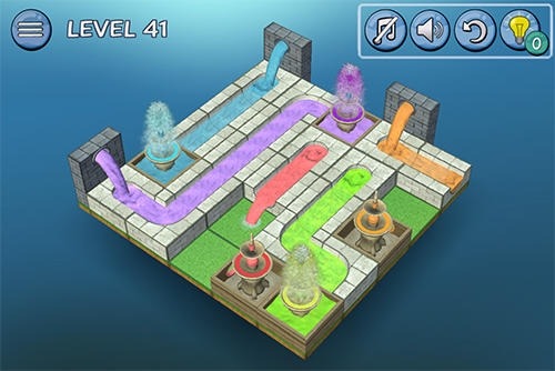 Flow Fountain: 3D Water Puzzle Android Game Image 2