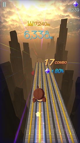 Sky Girls: Flying Runner Game Android Game Image 2