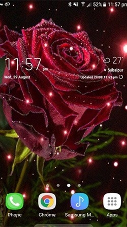 Magical Rose Android Wallpaper Image 1