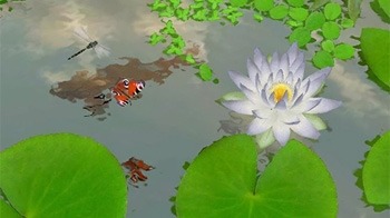 Lotus 3D Android Wallpaper Image 2