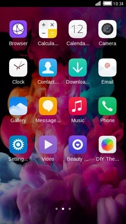 Smoke CLauncher Android Theme Image 2