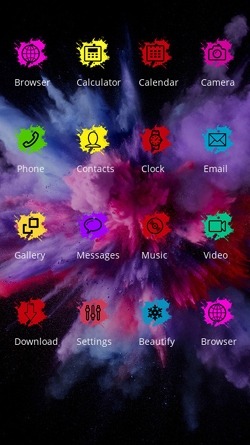 Colors CLauncher Android Theme Image 2
