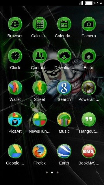 Joker CLauncher Android Theme Image 2