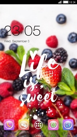 Fruity CLauncher Android Theme Image 1