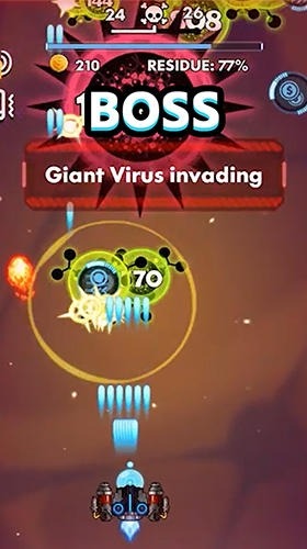 Bio Blast. Infinity Battle: Fire Virus! Android Game Image 3