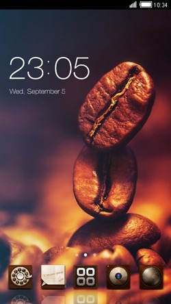 Coffee Beans CLauncher Android Theme Image 1