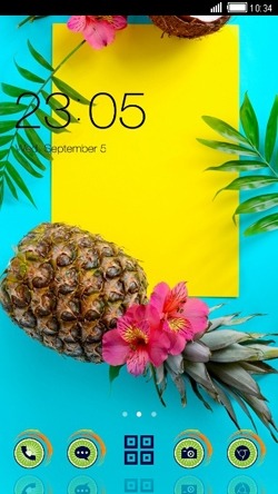 Summer CLauncher Android Theme Image 1