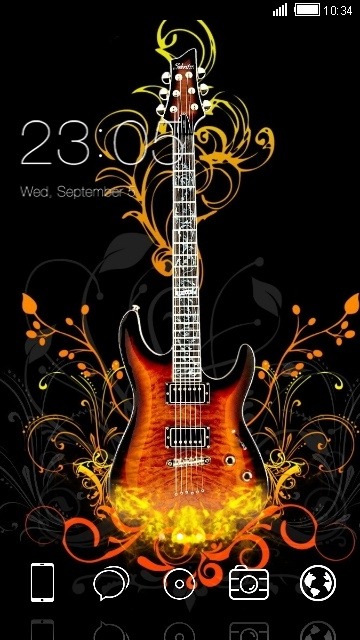 Guitar CLauncher Android Theme Image 1