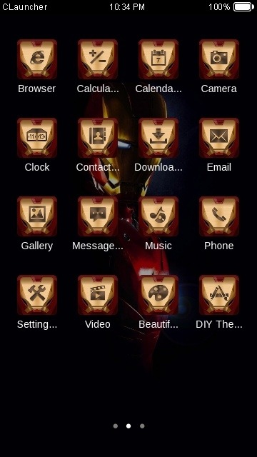 Iron Man CLauncher Android Theme Image 2