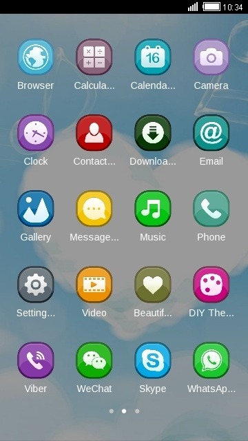 Cloud Heart CLauncher Android Theme Image 2