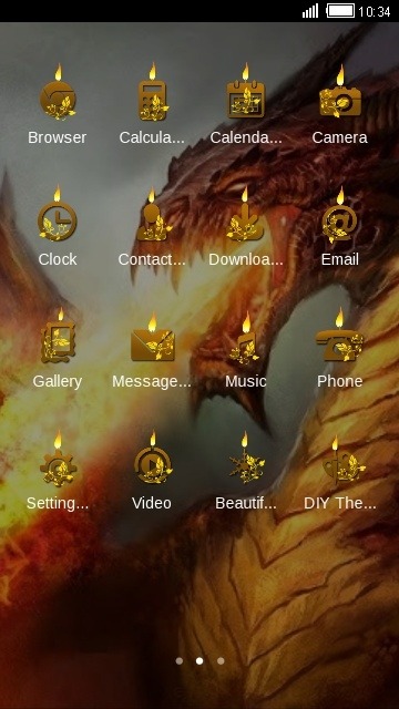 Dragon CLauncher Android Theme Image 2
