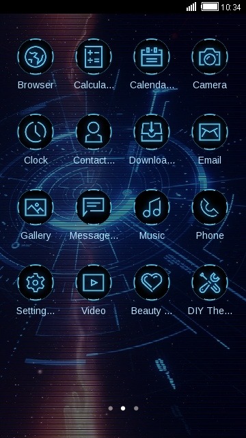 Electrical CLauncher Android Theme Image 2