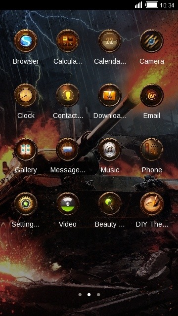 War Of Tanks CLauncher Android Theme Image 2