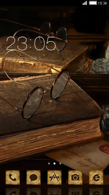 Antique CLauncher Android Theme Image 1